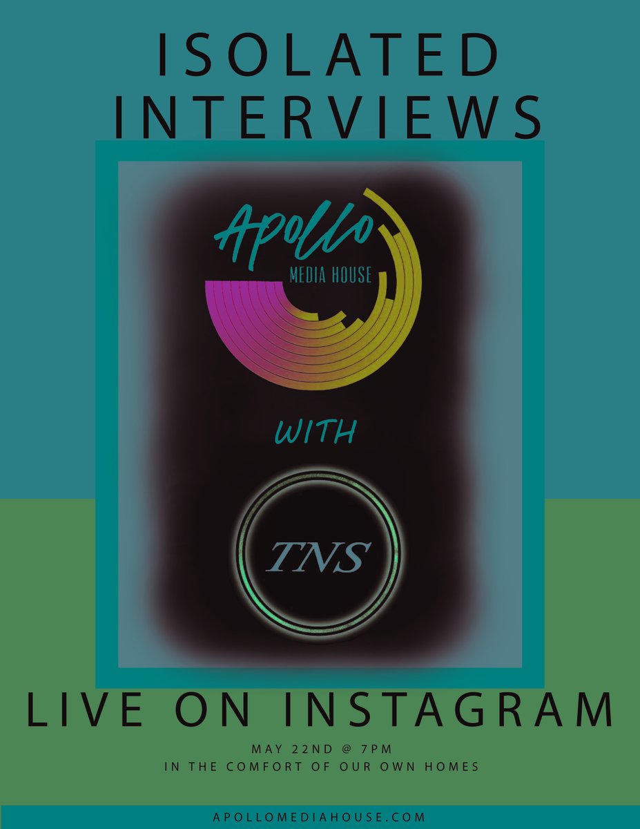 ApolloMediaHou5's tweet photo. Hey everyone! We're starting a live Instagram series every other Friday called Isolated Interviews. Just trying to find a way to keep everyone connected while we stay safe in our homes.

This Friday is our first Isolated with @Taylor_N_Sears! Stop by and hang out with us! https://t.co/gX2zdbfn3k