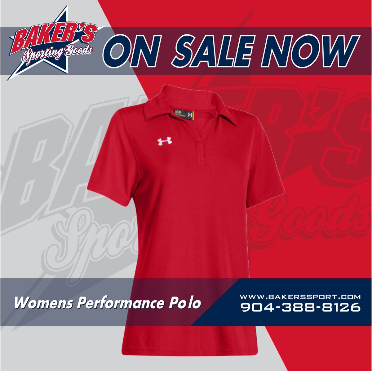 BakersSports's tweet photo. Ladies your turn! UA Women's Performance Polo on #sale now! Limited Quantities!
https://t.co/QmLP5L9IL1
#TeamSportsExperts #bakerssportinggoods #apparelsale #shoplocal #buynow #baseball #youthsports #baseballlife #baseballswag #practicegear #newswag #shoponline #teamsales https://t.co/vFOwXxULU9