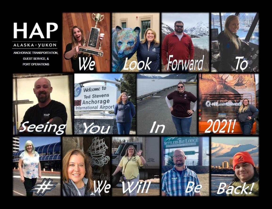 AlaskaTourJobs's tweet photo. Our Team in Anchorage reminding you #WeWillBeBack! https://t.co/DuBnXKW1mO