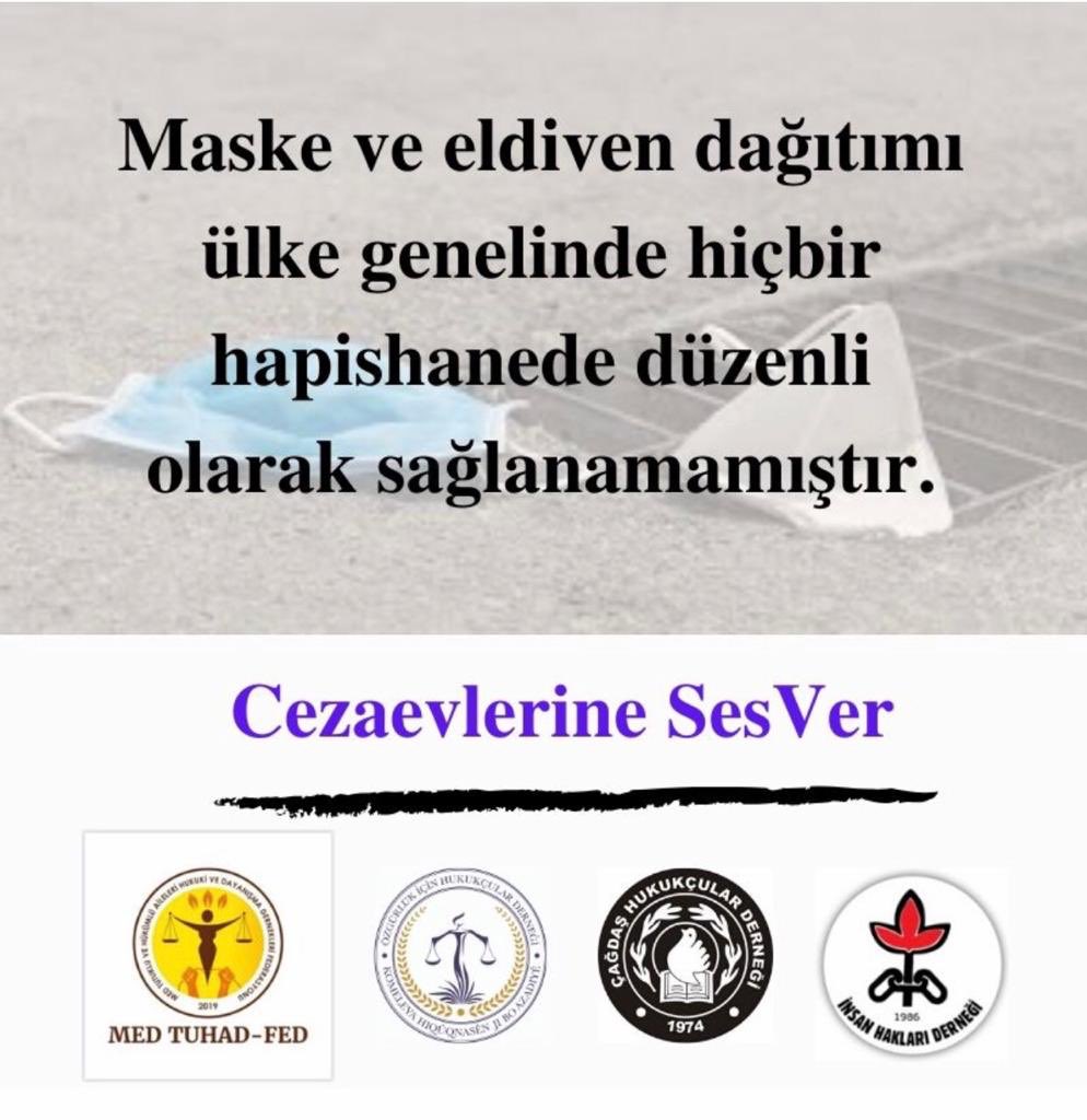 HdpcizreHdp's tweet photo. Cezaevlerinde risk gün geçtikçe artıyor. İktidar cezaevlerindeki keyfi ve hukuk dışı uygulamaları ile mahpusları ölüme mahkum ediyor. Cezaevlerinin sesine kulak verelim. Cezaevlerine SesVer https://t.co/q7cXd0AHUr