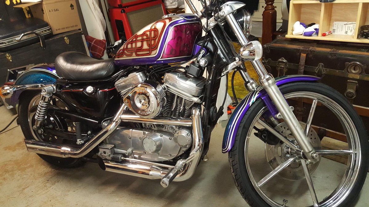 jasminecainrock's tweet photo. Five years ago, I bought a motorcycle from a friend not even knowing how to ride it. I was determined to make it happen and make it my own. I passed the Motorcycle Safety Foundation #BasicRiderCourse in March and took my first solo ride yesterday. #MotorcycleMondayMotivation https://t.co/Agv8DFfRc9