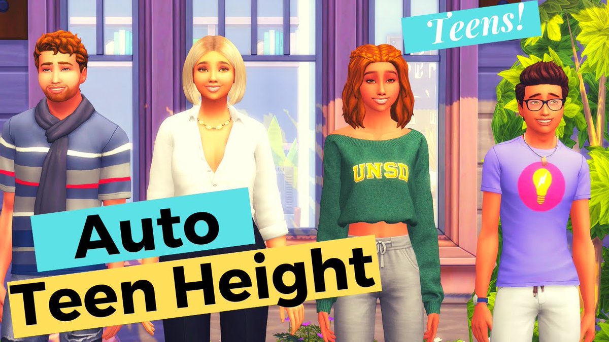 BubblyZen1's tweet photo. The mod is a MUST have!
https://t.co/9FnlNGMKXh

Your kids will age to TEENS and AUTOMATICALLY be SHORTER than adults! 😱 

No need for sliders or body presets with this mod! https://t.co/AxfyGp1OHs