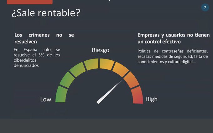 jsobedepablo's tweet photo. Excelente #MasterclassLive de @ESERP "#Ciberseguridad: nuevos retos", con Ainoa Guillén, #Ciberintelligence Collector en @Tarlogic 💥🚀
💻 https://t.co/WkmlpmjZiC
#Derecho #Law #Abogado #Criminologia #Ciberataque #Ciberdelito #DelitoInformatico #Delito #Penal #Phishing #covid19 https://t.co/EmcqXJyMyF