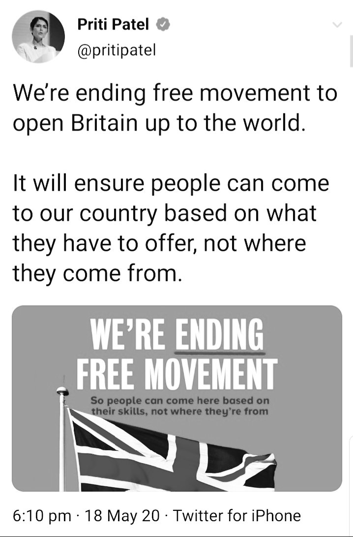 VixL's tweet photo. I've grayscaled this tweet, so it looks like the dark days of the twentieth century - which it is too close to for my liking. 

A shameful day for our country. https://t.co/qhMPtgAMnP