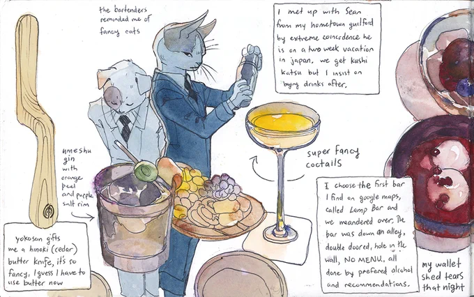 Im embarrassed thinking about how I walked inside of this fancy bar: backpack, shaggy hair, most likely covered in dirt, 