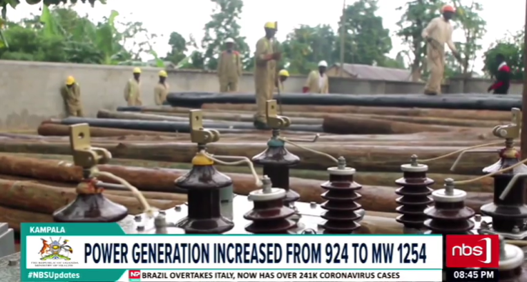 Fireliglntfi's tweet photo. The Ministry of Energy and Mineral Development says power generation has increased from 924 to 1,254 megawatts.  

#NBSLiveAt9 #StaySafeUg #NBSUpdates https://t.co/temL7jlvdC