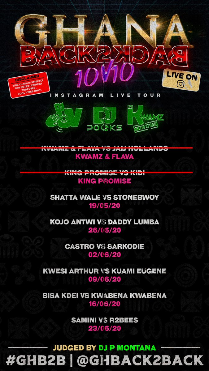PocksYNL's tweet photo. #TeamSM4LYF VS #TeamBhim💥✌🏾🇬🇭
@PocksYNL VS @DJKwamz 

https://t.co/GikfD7p1PV

Who Side Are You On??
Judged By : @DJ_PMontana 

Make sure to follow @GHBACK2BACK For more info &amp; updates.

Cc @deejayovuk 

🎨: @rickeydark 

#GHB2B #StrictlyGoodVibes  🇬🇭 https://t.co/ErOpUtwzsU