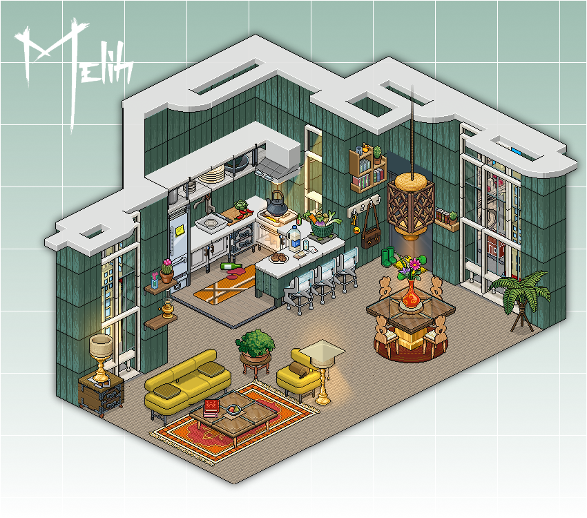 Petit appartement sur <a href="/HabboAlphaFR/">Alpha Empire</a> #Melih
