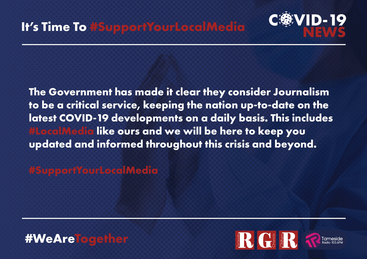newsinglossop's tweet photo. Journalism is, and always has been, a critical service. In times like these, information is the key.
#SupportYourLocalMedia #WeAreTogether
https://t.co/MEAJAJLLvy https://t.co/Dmrs0Bl0Pa