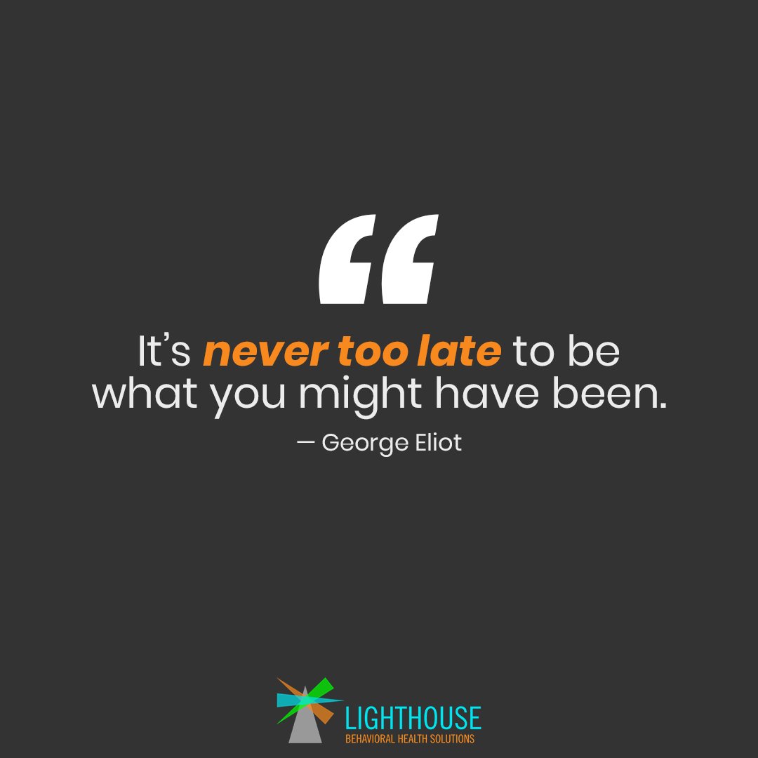 As long as you live, you have another chance.