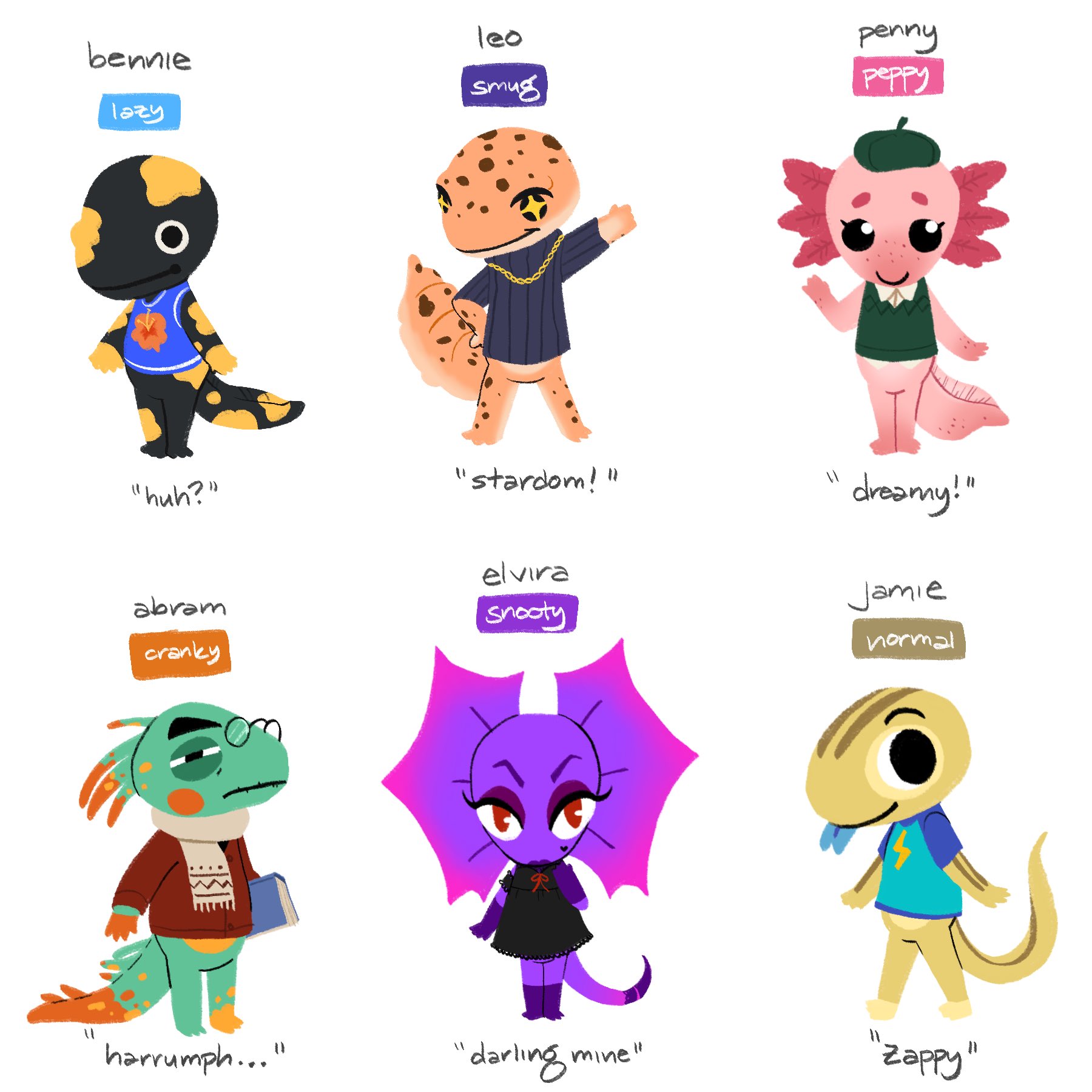 Kai-ristmas Time 🎄 on Twitter: "designed some lizard villagers because