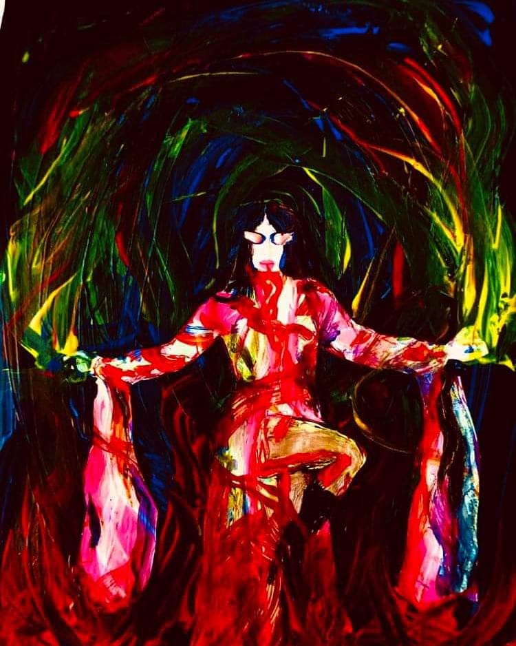 KeiraKenworthy's tweet photo. Thank you @georgielondonart for making me your muse!! 🖤🖌 #keirakenworthy #bassplayer #bassplayers #ghsartist #londonart #Mistressofgroove #artists #painting #art #beauty #creative #junkerdesigns #alternative #altmodel https://t.co/eSwYN48z0T