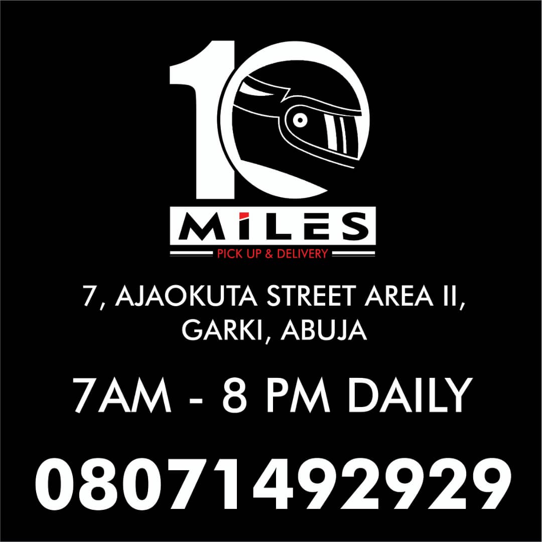 10milesL's tweet photo. We offer swift delivery solutions within Abuja and environs.

We are a DM/Call away.

#10Miles #AbujaTwitterCommunity https://t.co/Vpvf067jFO