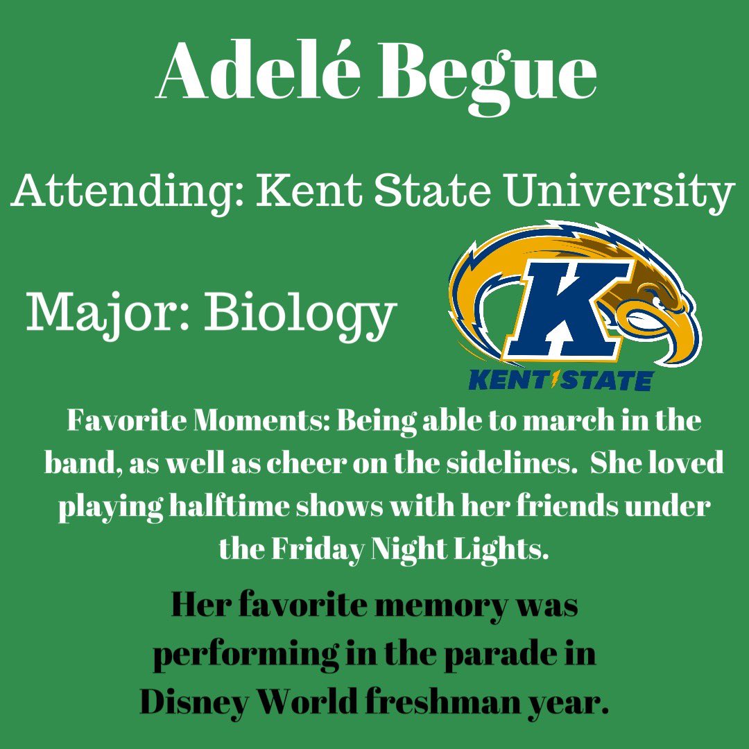 HNHS_Music's tweet photo. Adie was involved in Marching Band and Symphonic Band. 

Thank you for your hardwork and dedication! We will miss you!

🌊💚 #AlwaysANamer https://t.co/PhWZlDEEYV