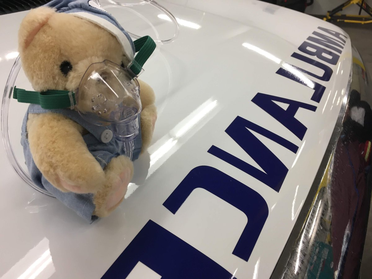 Our Pediatric Bear helps us train for the tiniest of Emergencies!