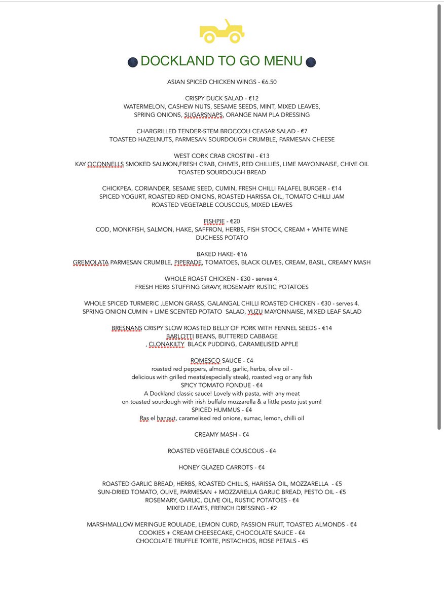 This weeks menu!

Thank you to all for all the sharing 💛