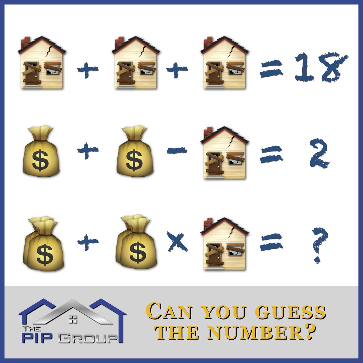 PIPGroup3's tweet image. A little fun #trivia to start the work week... 
.
Follow us for more #realestate #investment posts!.
@PIPGroup3 
@PIPGroup3 
@PIPGroup3 
.
Can you guess what the number is? 
Leave your answer in the comments... 
.
Share this post to see if your followers are smart enough!.
