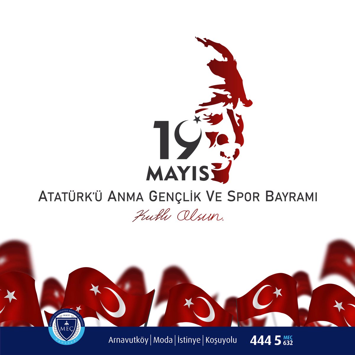 19 Mayıs Atatürk’ü Anma, Gençlik ve Spor Bayramımız Kutlu Olsun. #bumedmecokullari #19MAYIS1919 #19MayısGenclikveSporBayramı