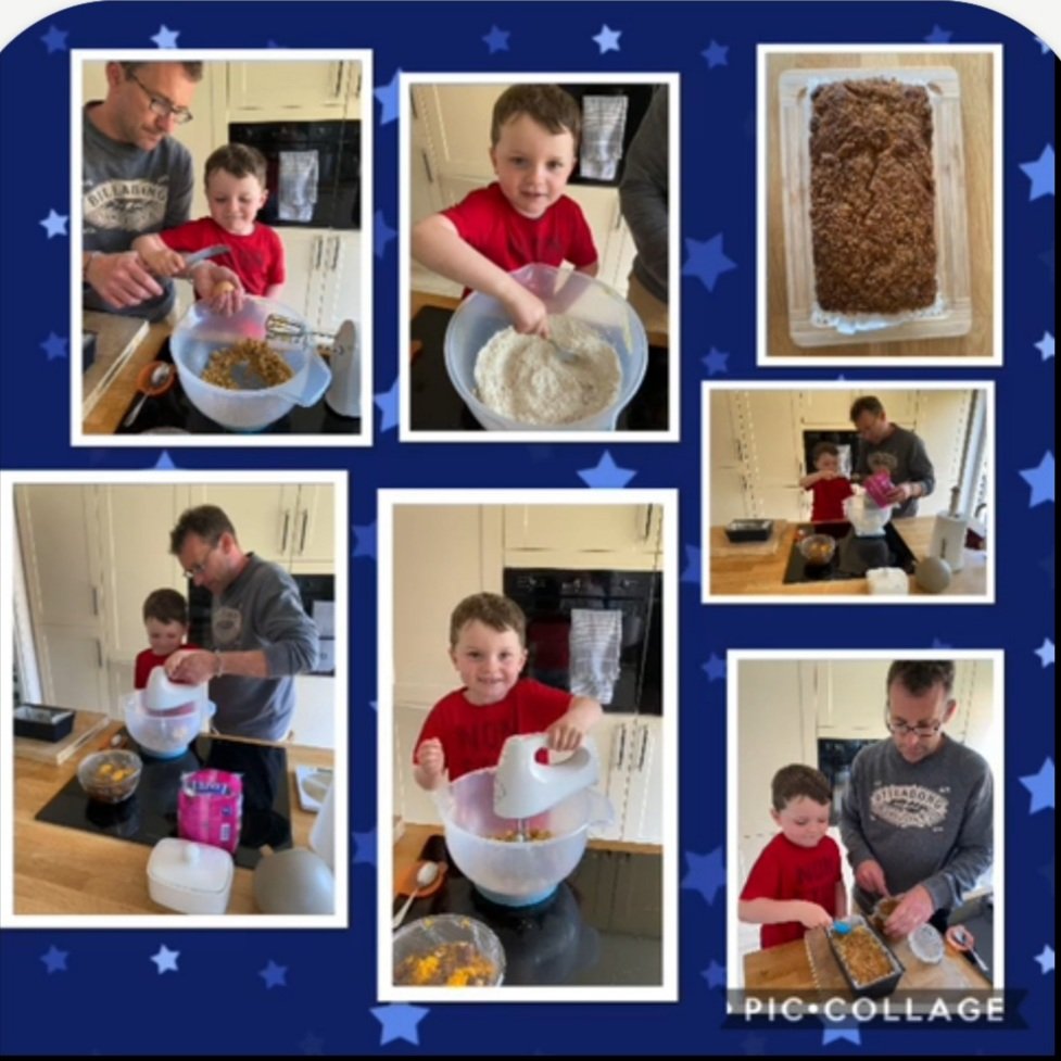 DolauSchool's tweet photo. Coginio bara brith gyda Dad! 🥰🍞🏴󠁧󠁢󠁷󠁬󠁳󠁿 #SiarterIaithDolau https://t.co/NbxiVYzZel
