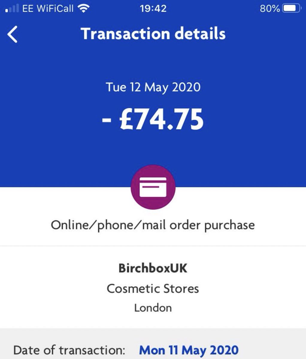 Hannahdrynan's tweet photo. @BirchboxUK Hiya; I purchased a gift card for my mum. It was for a 6 month sub. when she entered her code, she was asked to provide her payment details and the cost of the gift card has been taken from her account. Her code is BBGW06X4L1C5O and I’ve provided my payment and detail https://t.co/A1S3U5oueC