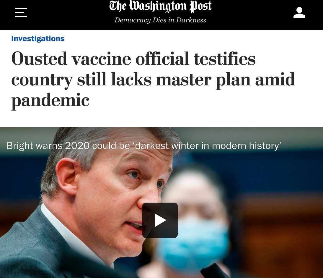 ChinaDailyUSA's tweet image. US ousted vaccine official and White House whistleblower #RickBright said the US government was doing a disserve to Americans by playing down the possibility that it could take years to develop a #vaccine that could be ready for mass distribution. #coronavirus