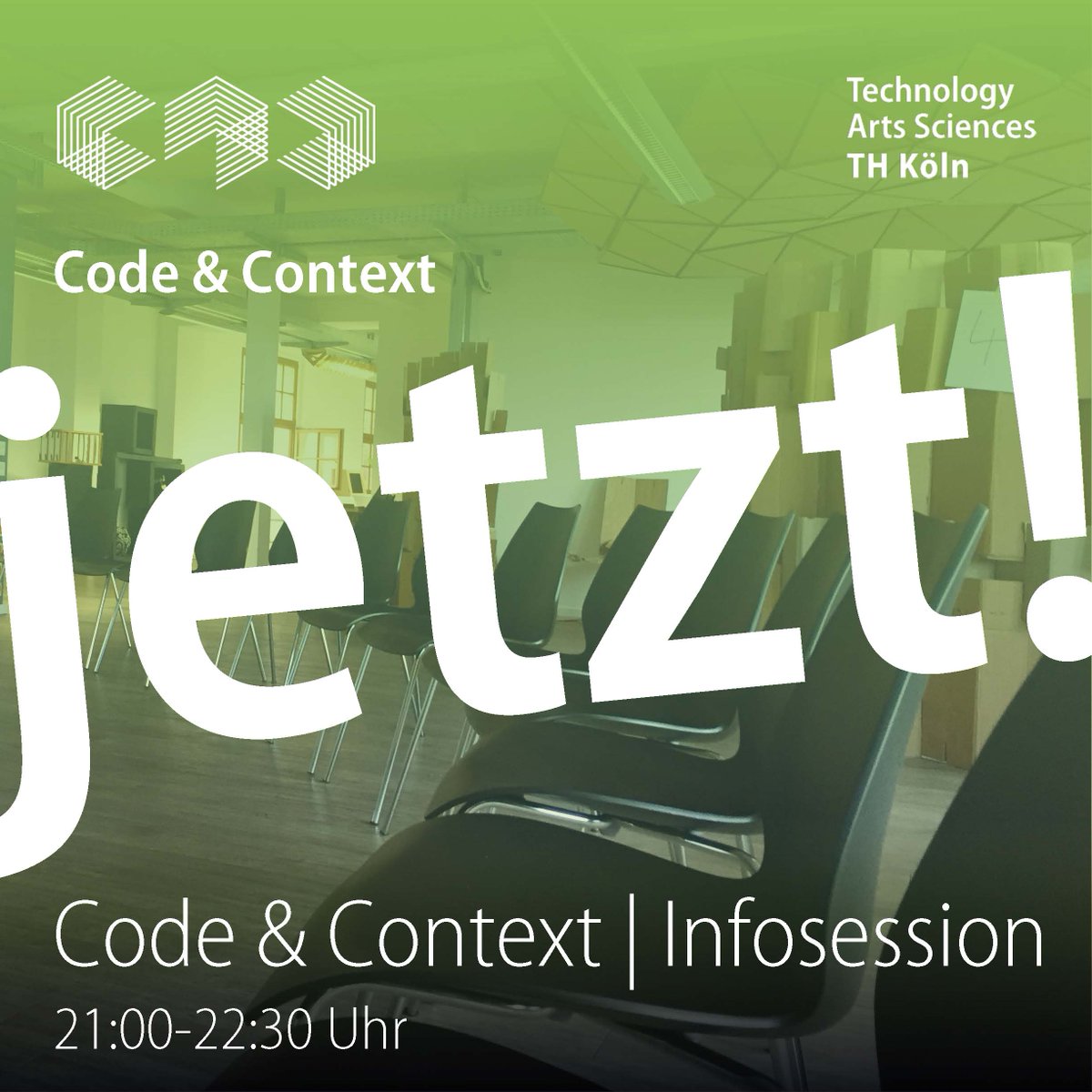 codeandcontext's tweet image. 21:00 Uhr: Online-Infosession |Chatt mit Studierenden, Lehrenden, Impressionen aus den Kursen
coco.study
#studieren #studierennrw #studierenkoeln #studium #infosession #studium #studieninteressierte #abi #codeandcontext #thkoeln #studienwahl #Informatik #Design