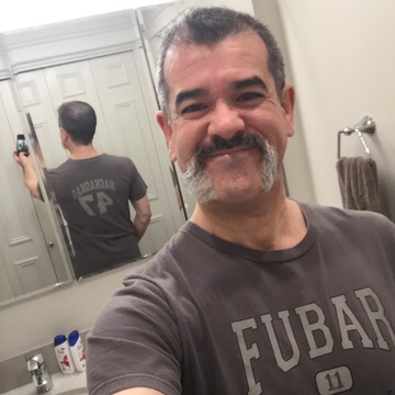 nagnagnag's tweet photo. I’ll shave, you think. Before I do that, I might as well trim those wild eyebrows. Hey, I’ll shape those sideburns while I’ve got the clippers out. Hmm, maybe I can just bring in the sides a bit. Oooops. Well, now. In for a penny, in for a pound. https://t.co/uPkiGL3WR5