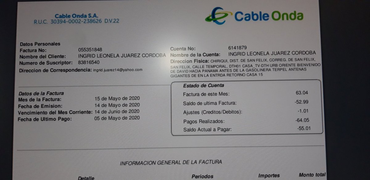 Ingrid_LJ's tweet photo. @TeamCableOnda @AsepPanama @TeamCableOnda @AsepPanama @AcodecoPma hoy me cortaron mi servicio nuevamente. Me hicieron 2 facturas el mismo mes. Llamé y me dejaron esperando 20 mnts y m cerraron. ¡Quiero que activen mi servicio! ¡Yo no debo nada! https://t.co/O2zPkfYZZA