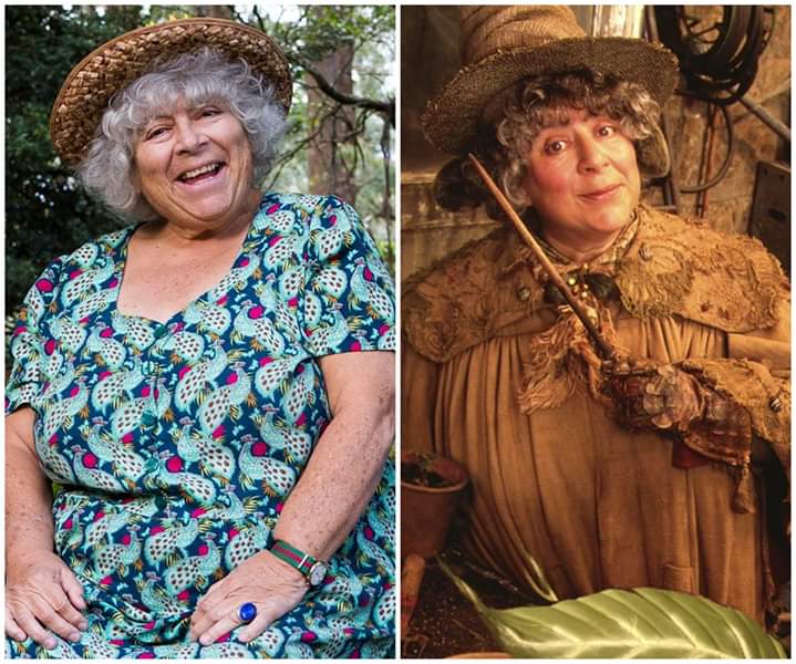 Happy Birthday Miriam Margolyes, qui interprète Pomona Chourave dans les Films   