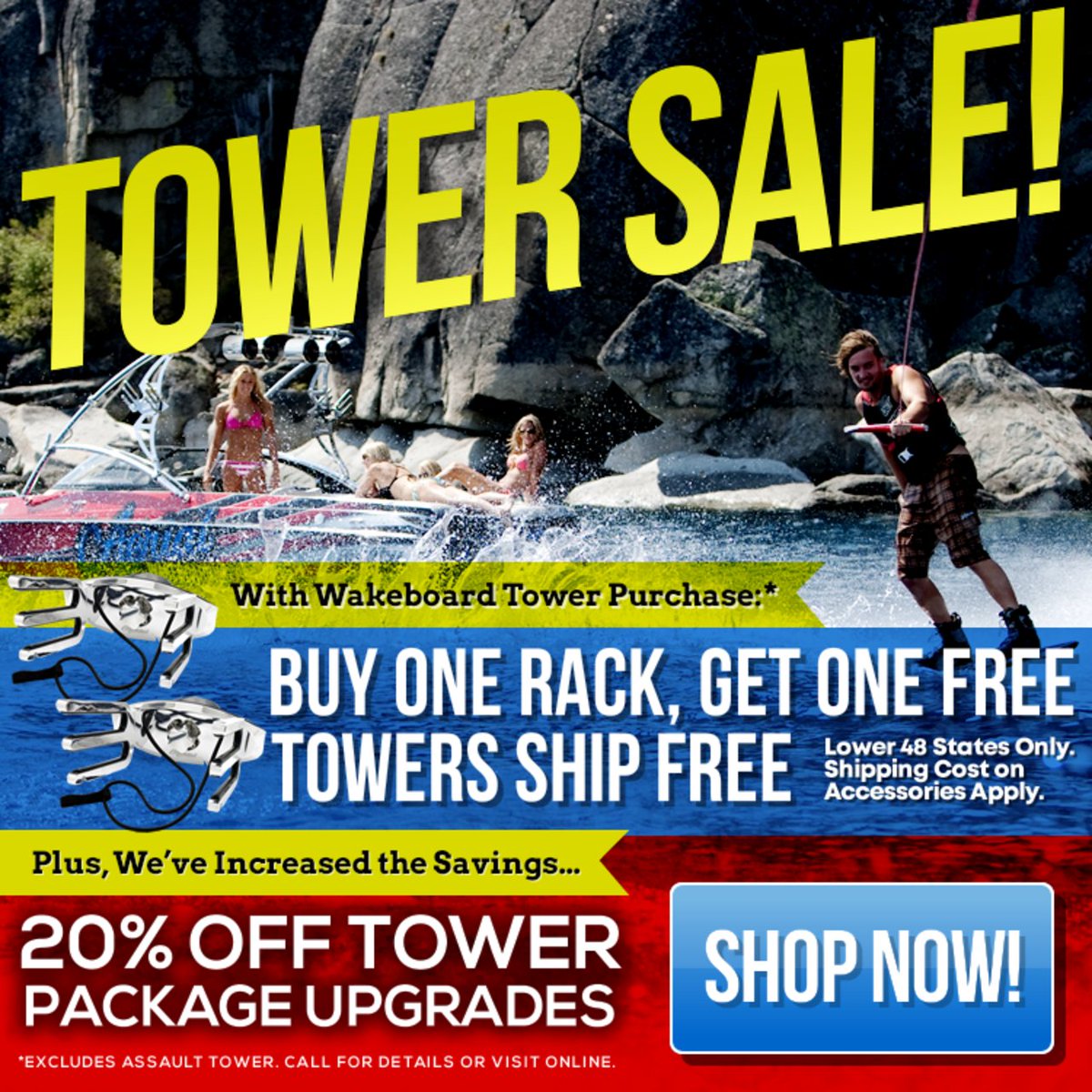 AWakeboarding's tweet photo. Affordable Wakeboard Towers from Aerial and Financing Available from PayPal
Find awesome deals on all in stock wakeboard tower packages today...
#aerialwakeboarding #wakeboard #wakesurf #wakeboardtower #boattrader
https://t.co/ezfkr9nLAU https://t.co/S23InBJviy
