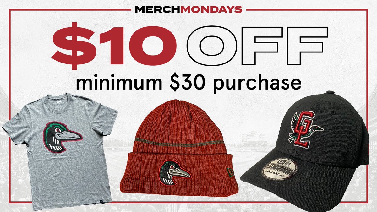 greatlakesloons's tweet image. Merch Monday kicks off a new offer this week! Check out what items are already marked down to save even more! #NestLevelFun

💵 Save $10: loons.milbstore.com
