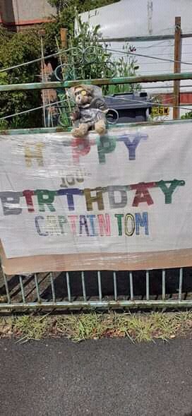 emzie84's tweet photo. @captaintommoore i know its amazingly late but I'd totally forgot to post this pic! 

My mum sent you a card and sent me this pic to tweet to you on your birthday (she made it and put a teddy above) and asked me to send you a message with it...... https://t.co/6TukXrU0Gj