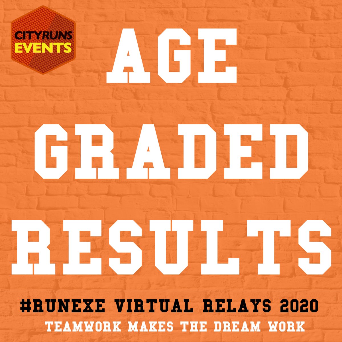 cityruns's tweet photo. #RunExe Virtual Relays Age graded results now online https://t.co/4vbuOSugxA
Very impressive results - age grading explained on the website.
Age grading is just a bit of fun...what's important is doing YOUR BEST and we saw plenty of that during the weekend ๐ https://t.co/CLZlEuW0hU