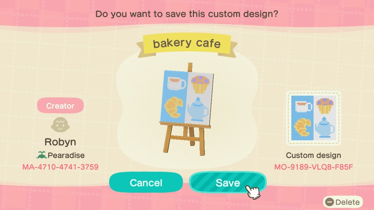 robynpearadise's tweet photo. Custom Stall Designs Bakery &amp; Tikki bar! #customstalls #tikkibar #bakery #customacnh #AnimalCrossing #ACNH #NintendoSwitch https://t.co/EbgzW9jVWW