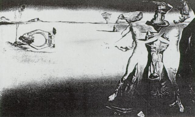artist_dali's tweet photo. Apparition of a Couple in the Desert, 1946 https://t.co/MV3wFfsFht #spanishart #dali https://t.co/3k4yilbyLu