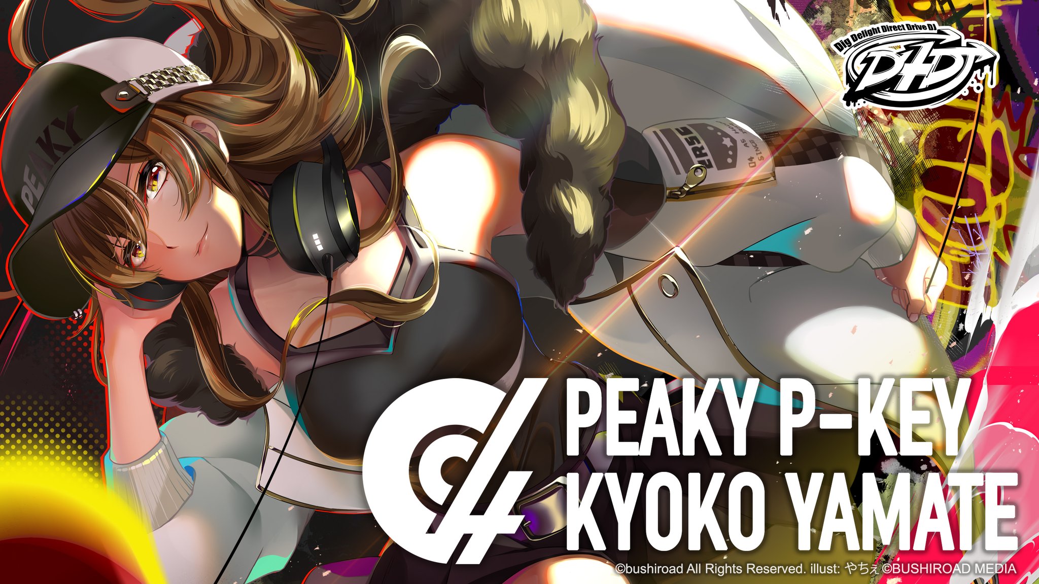 D4dj Project En Illustration Scratch Track 05 Kyoko Yamate Check Out The Illustration Scratch Of Kyoko Yamate From Peaky P Key Featured In The Monthly Bushiroad Magazines From Japan D4dj