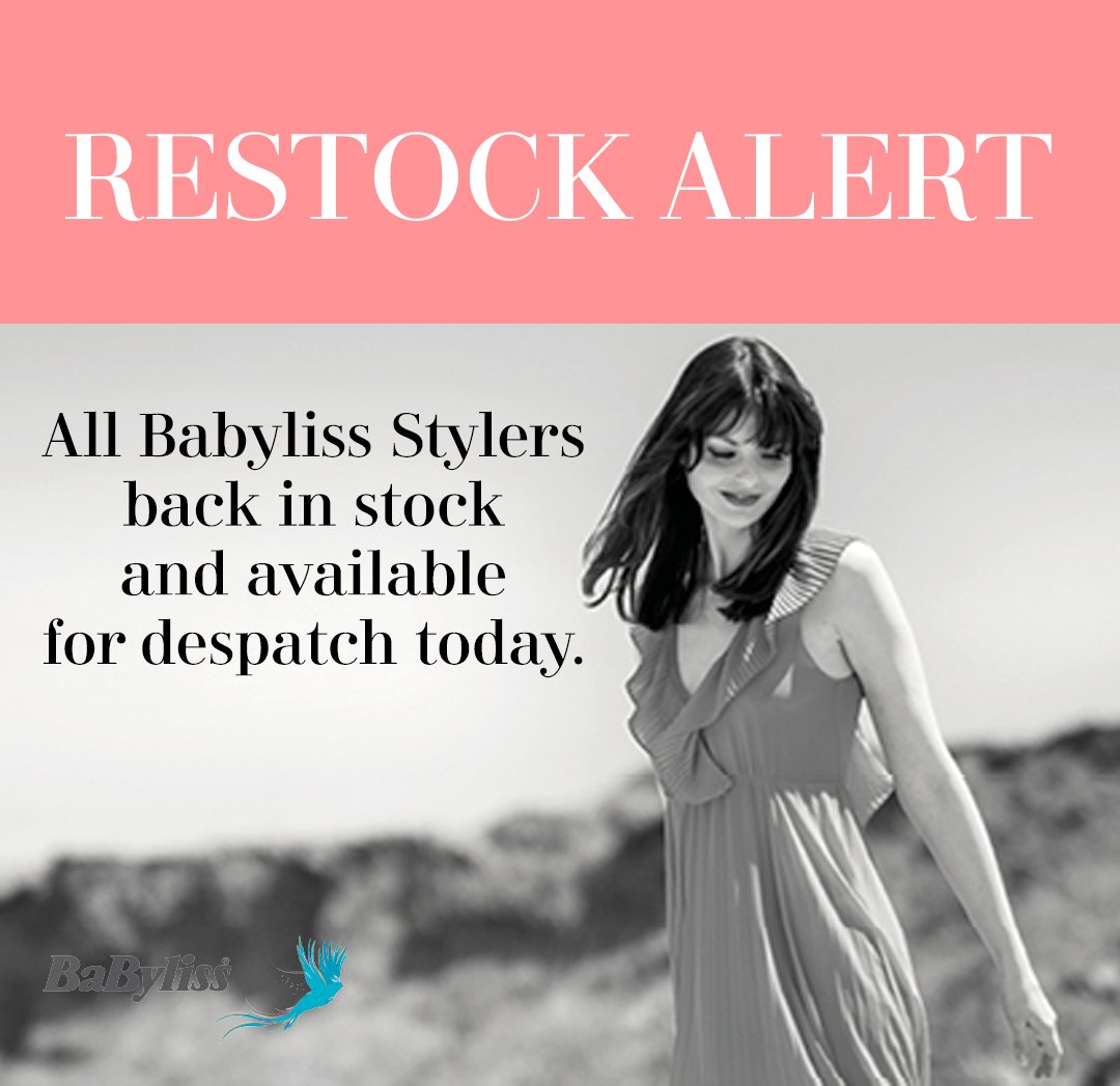 HairRehabLondon's tweet photo. 🚨STOCK DROP ALERT 🚨
All BaByliss Stylers including the popular Air Styler 1000 now back in stock in the Rehab Lab at Hair Rehab London.
Shop now before they sell out again: https://t.co/qHIDgE7MOT 🛍️
#hair #babylisspro #hairstylist #hairgoals #rehablab https://t.co/fLWMlO0Ypi