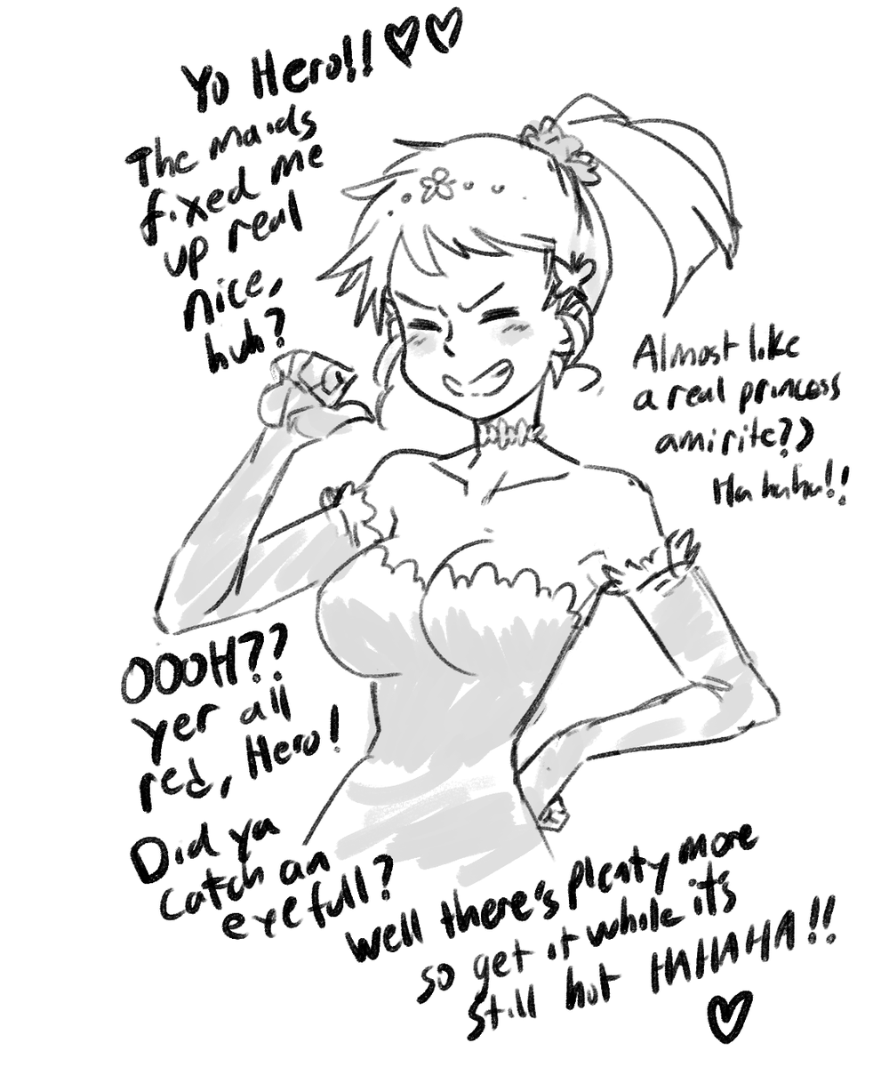 The princess of the realm was an incorrigible, rascalous tomboy. And so she remains. Even after defeating the demon lord she hasn't changed one bit!! Is she going to be like this for the rest of your days?! Please, at least basic table manners!! Don't Slav-squat on the throne!!