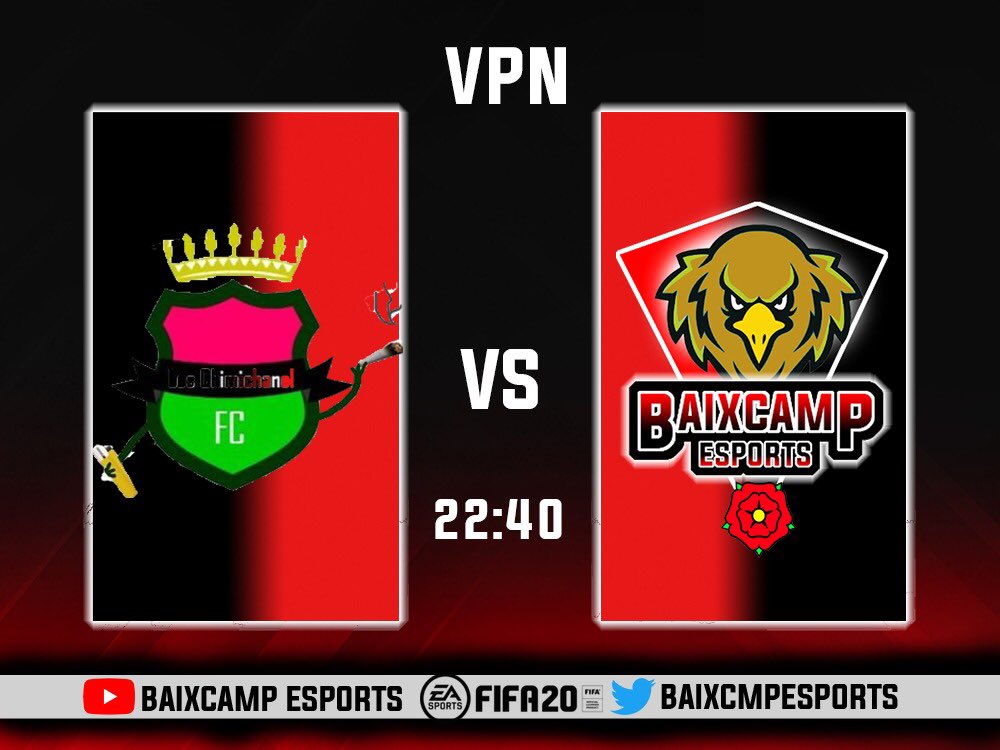 PARTIDO JORNADA 13 @VPN_SPAIN Vs
@chimichancl 

#ForçaBaixCampeSports

by: @O099Design ✏️