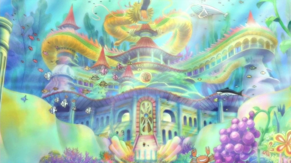 4. L’univers : Les îles dans One Piece sont vraiment travaillés et pour les faire, Oda s’inspire souvent des cultures de notre monde comme le pays de Wano, la culture est japonaise puis Dressrosa, qui sort de la culture italienne. C’est vraiment époustouflant ce qu’Oda crée.