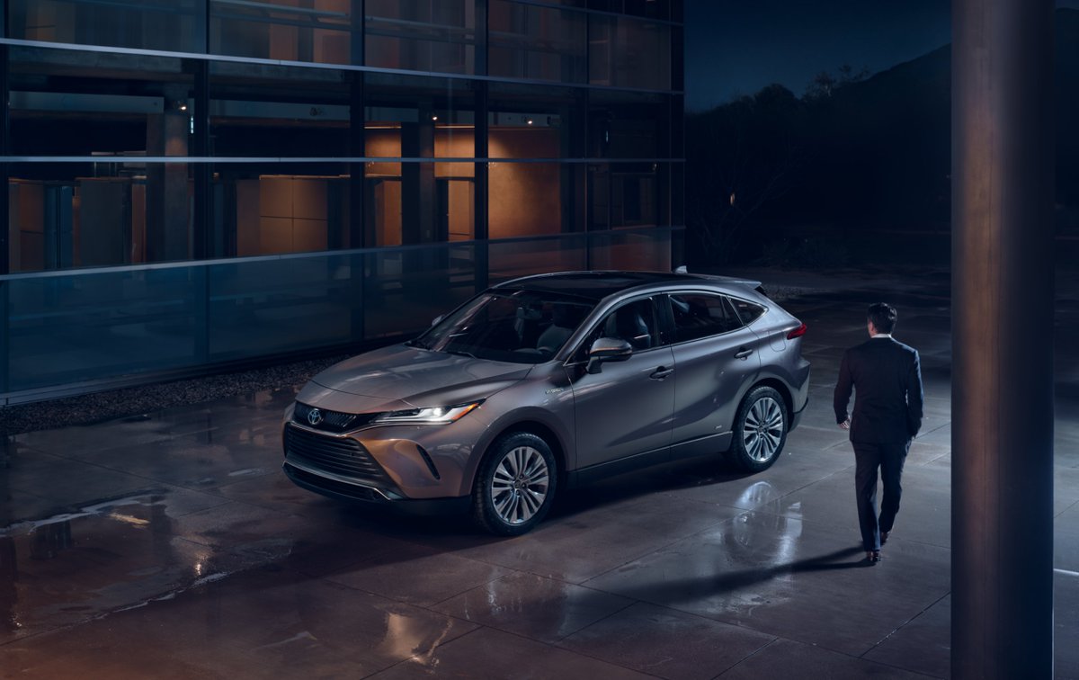 ToyotaCanada's tweet photo. Introducing the all-new 2021 Toyota Venza. Ready to deliver the best of all worlds: elegant design, refined cabin and drive, intelligent technology, and ingenious sensibility. Intrigued? Click here to register for regular updates: https://t.co/MGIVIcVKM6 https://t.co/f0S1Cvvmh6