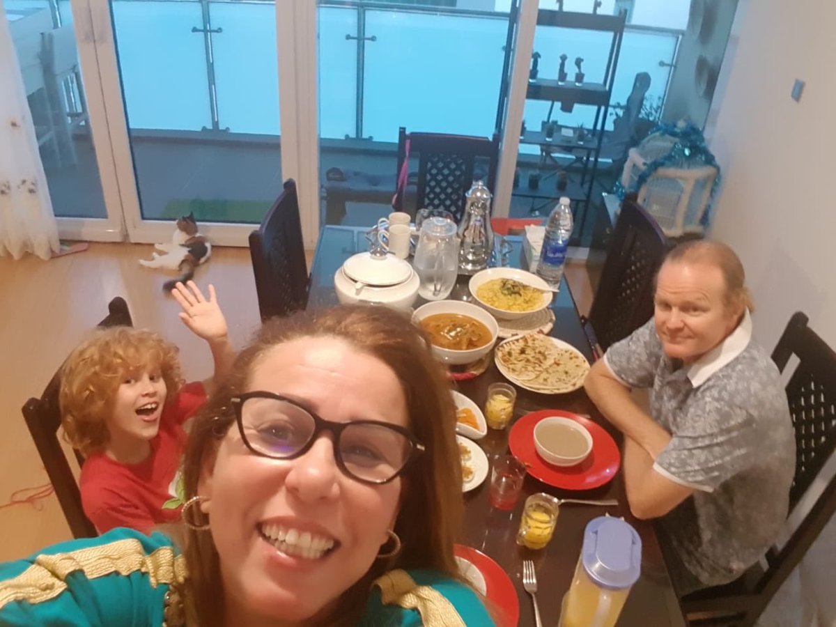 trampallRAD's tweet image. Family iftar @ReptonAbuDhabi #RADRemoteLearning