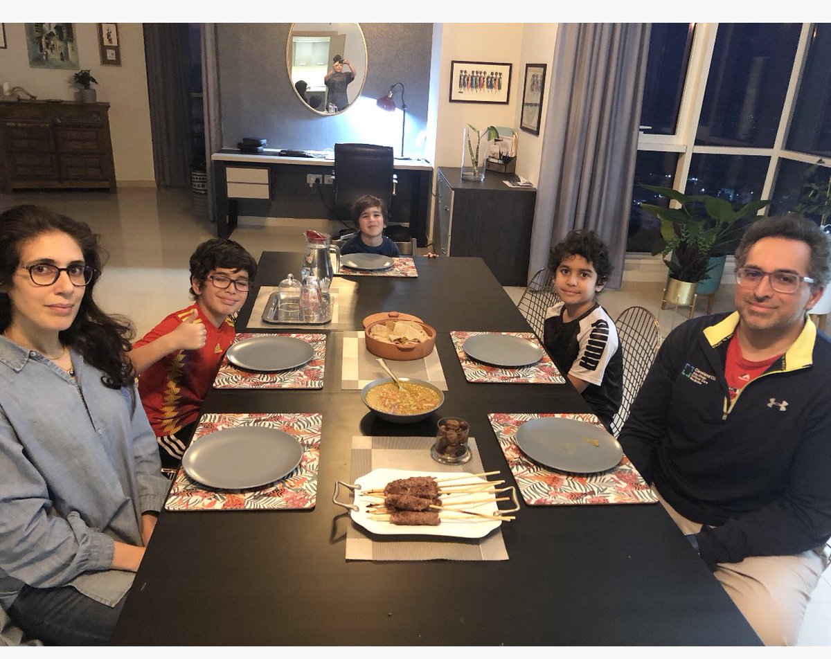 trampallRAD's tweet image. Family iftar @ReptonAbuDhabi #RADRemoteLearning