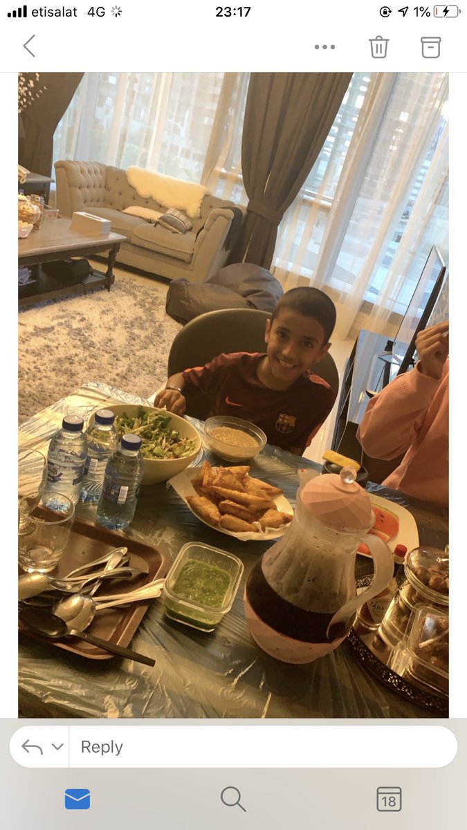 trampallRAD's tweet image. Family iftar @ReptonAbuDhabi #RADRemoteLearning