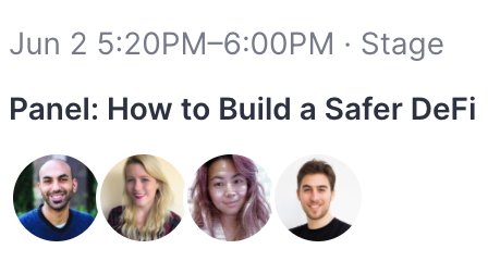 hsinju's tweet image. 🥰📚Excited to speak @MessariCrypto&apos;s #Mainnet2020! Tune in on June 2nd for our panel discussion on &quot;How To Build A Safer #DeFi&quot; featuring:

@tayvano_, CEO of @MyCrypto
@yanivgraph, Project Lead @graphprotocol
@demibrener, CEO of @OpenZeppelin

RSVP bit.ly/3e0MKps 💪