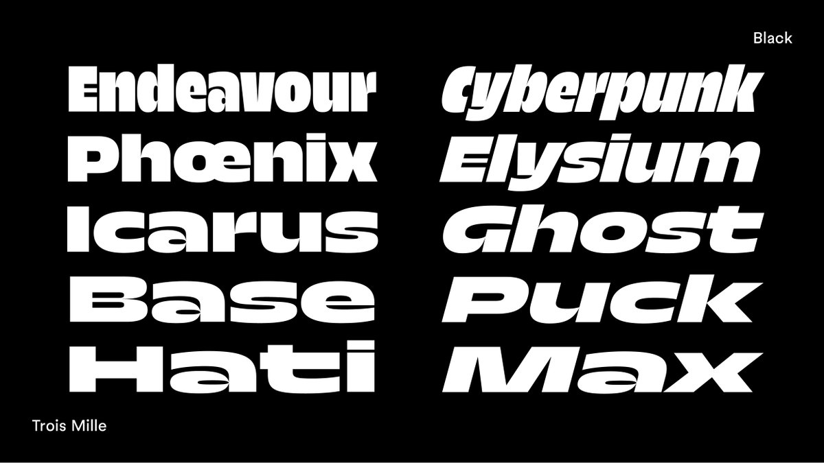 Sharp Type (@sharptypeco) on Twitter photo Here it is. The glorious font
Trois Mille by <a href="/marcrouault/">Marc Rouault</a> ๐
Shrptyp.co/3000 Here it is. The glorious font
Trois Mille by <a href="/marcrouault/">Marc Rouault</a> ๐
Shrptyp.co/3000