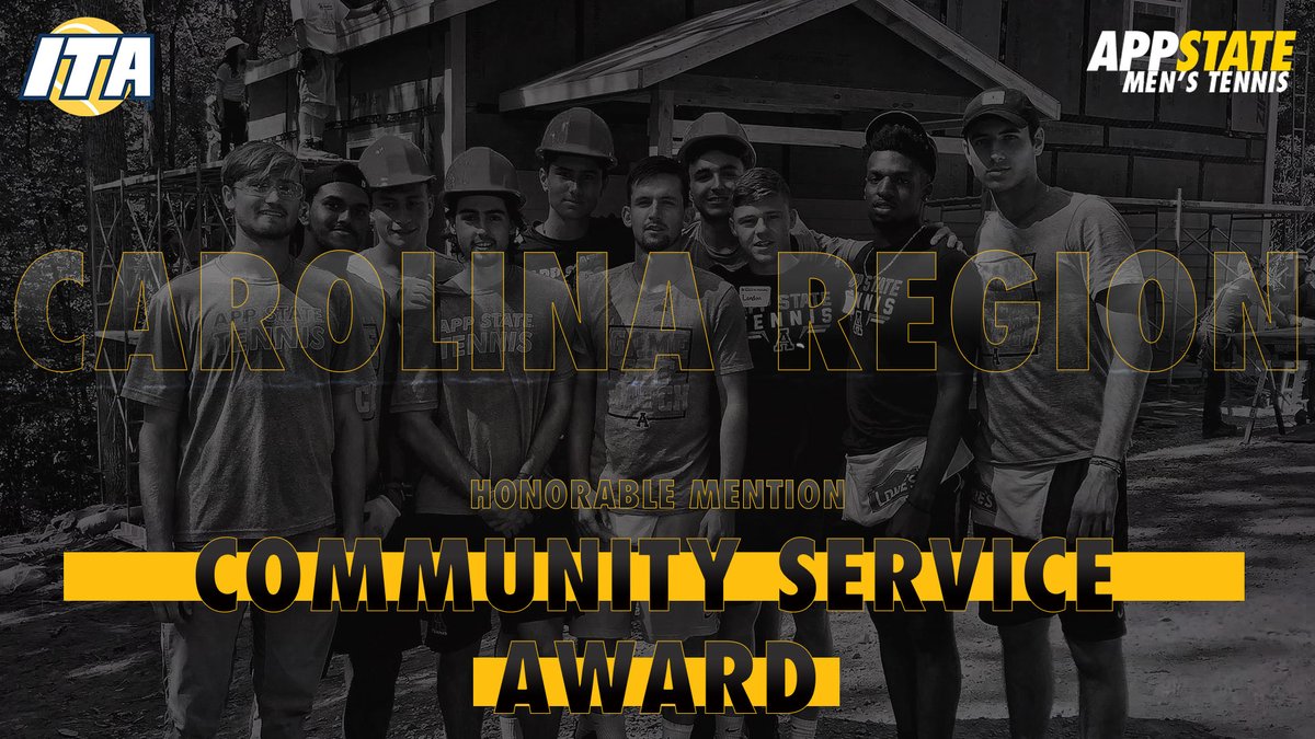 Congratulations to <a href="/AppMTennis/">AppStateMTennis</a> on being recognized by  <a href="/ITA_Tennis/">ITA</a> with an Honorable Mention Community Service award! 🎾〽️ #MakeanImpact

➡️bit.ly/36cVUw0