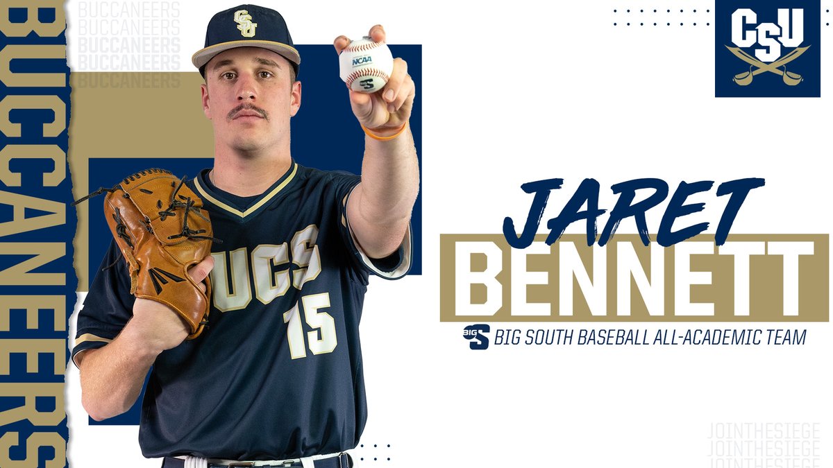 csusports's tweet photo. .@CSUBucsBaseball's @jrod1514 was named to the #2020BigSouthBASE All-Academic Team - https://t.co/eUViakaRYG
#JoinTheSiege | #CharlestonMade https://t.co/c1LQDY4SWJ