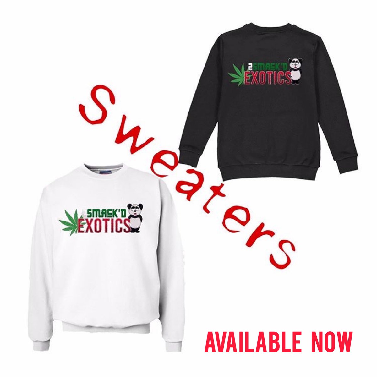2smackdExotics's tweet photo. Official @2smackdexotics Sweaters (UNISEX) OUT NOW 🐼🐼🐼.... become part of #TeamSmackD & get your Drip today💧🥶💫 LIMITED AMOUNT AVAILABLE ‼️‼️‼️‼️‼️‼️
#Getsmackd with @2smackdexotics while rolling it up with @2smackdpapers 🐼🐼 #ThePerfectDUO ⭐️ (NOTHING FOR SALE 🚫❌) https://t.co/m5Dh26N9mb
