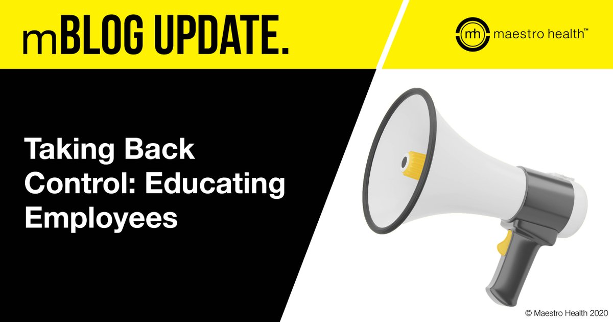 maestrohealth's tweet image. Educating employees about their #health and #benefits should happen all year round, not just during open enrollment. Our latest #mBLOG talks about how better education strategies can lead to cost savings for both employees and employers. bit.ly/2Xa5lrY
